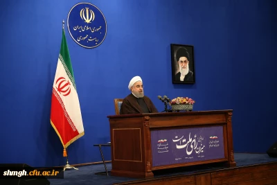 پیام تشکر دکتر روحانی  خطاب به ملت بزرگ ایران