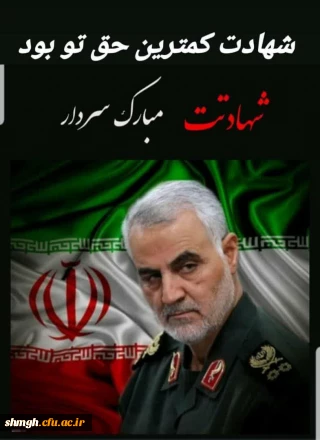 پیام تسلیت رئیس مرکز آموزش عالی شهید مدنی (ره) در پی شهادت سردار سپهبد حاج قاسم سلیمانی