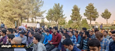 انزجار دانشجو معلمان شهید مدنی از حادثه تروریستی شیراز و اغتشاشات اخیر به روایت تصویر