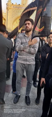 حضور باشکوه دانشجو معلمان در حرم مطهر حضرت فاطمه معصومه (سلام الله علیها) در روز رحلت شهادتگونه ایشان +تصویر 3