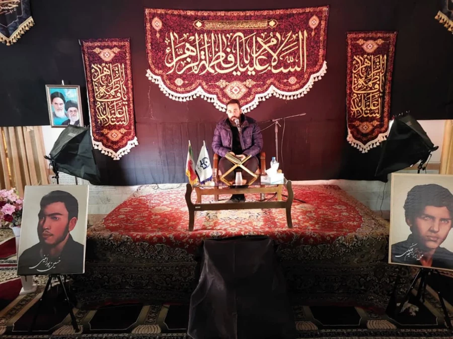 بمناسبت ایام فاطمیه وچهلم شهدای (شاه چراغ)حرم احمد بن موسی (علیه السلام ) 13