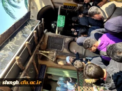 بازدید دانشجویان مرکز شهید مدنی(ره)دانشگاه فرهنگیان استان قم از نمایشگاه حدیث غربت به مناسبت ایام فاطمیه 2