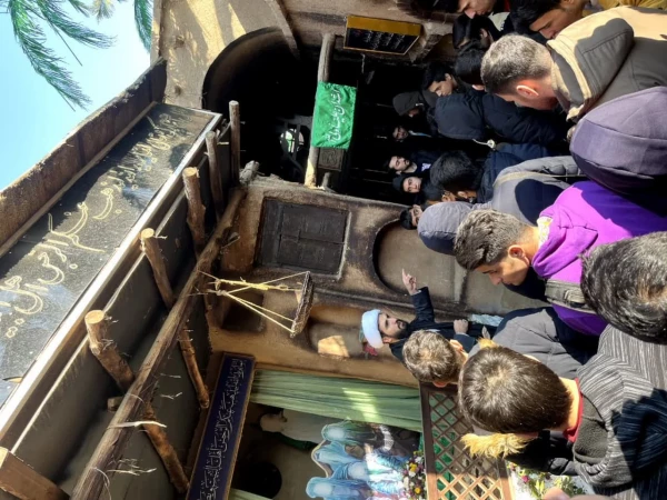 بازدید دانشجویان مرکز شهید مدنی(ره)دانشگاه فرهنگیان استان قم از نمایشگاه حدیث غربت به مناسبت ایام فاطمیه 2