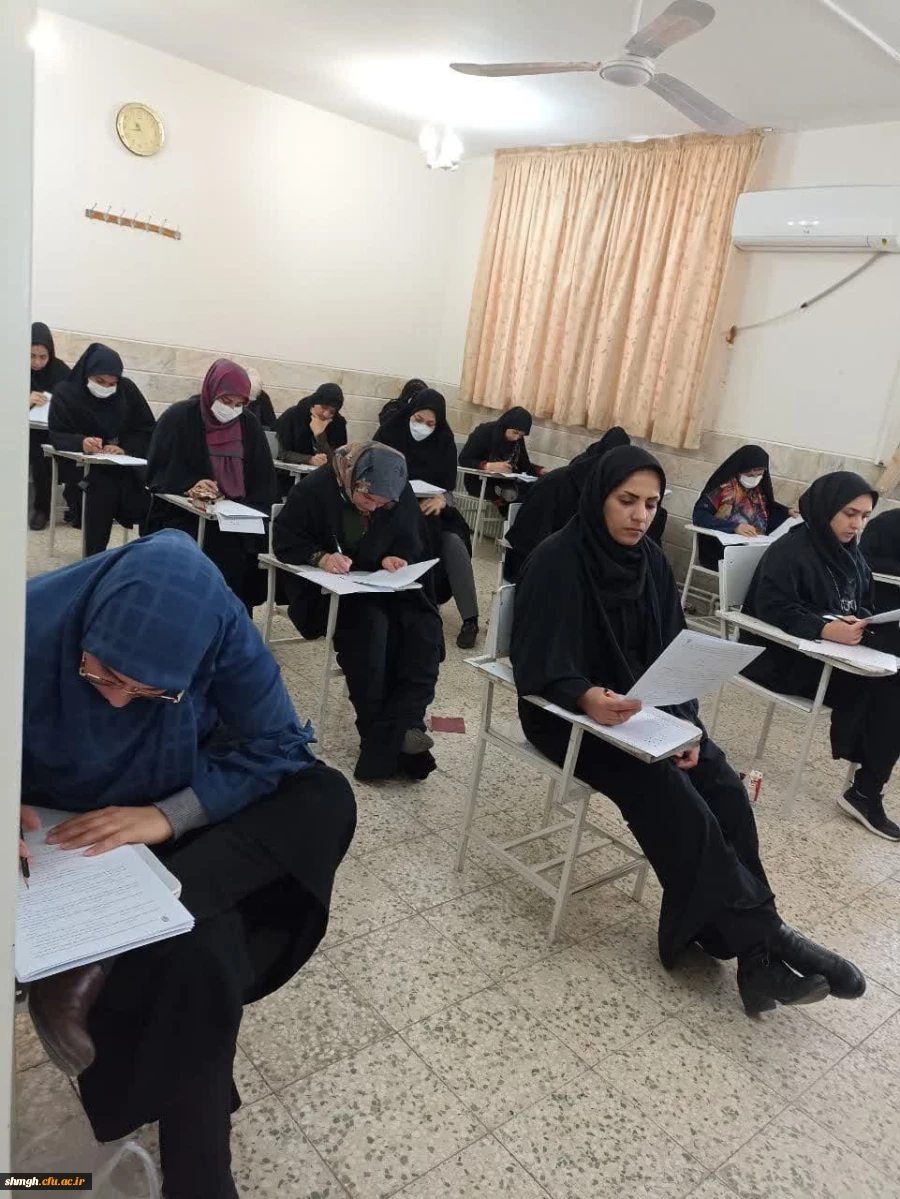 آزمون جبرانی اصلح مهارت آموزان روز جمعه 19 اسفند ماه در مرکز شهید مدنی(ره)دانشگاه فرهنگیان استان قم برگزار شد. 2