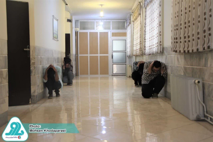 اجرای مانور امدادی دادرس پیشرفته در مرکز شهید مدنی(ره)دانشگاه فرهنگیان استان قم 2