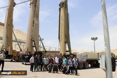 بازدید دانشجو معلمان انقلابی مرکز شهیدمدنی (ره)دانشگاه فرهنگیان استان قم از نمایشگاه آسمان اقتدار سپاه پاسداران انقلاب اسلامی ایران