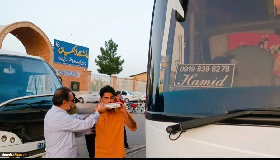 اعزام دانشجومعلمان زیارت اولی مرکز شهید مدنی (ره) به مشهد مقدس 2