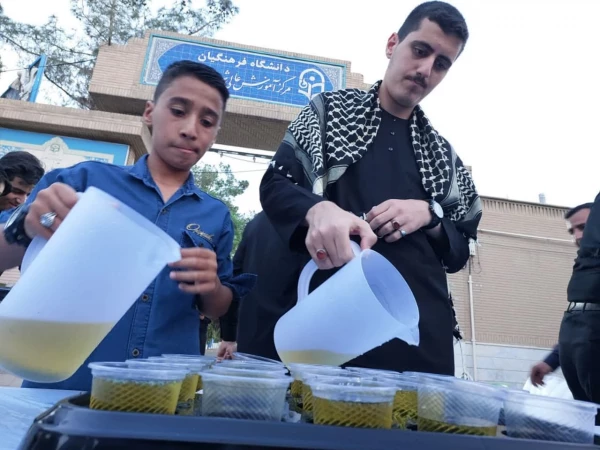 برپایی موکب اباعبدالله در مرکز شهید مدنی قم 3