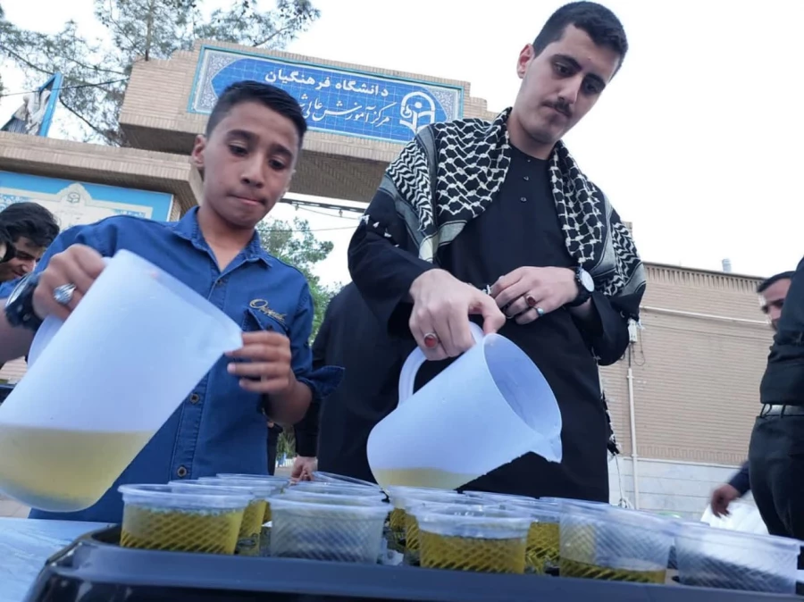 برپایی موکب اباعبدالله در مرکز شهید مدنی قم 3