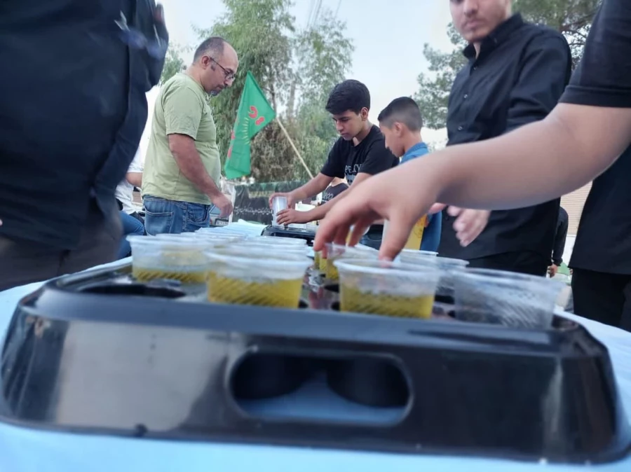 برپایی موکب اباعبدالله در مرکز شهید مدنی قم 4