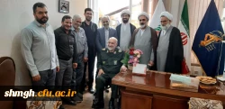 دیدار و تقدیر از سردار هاشمی فرمانده بسیج کارکنان  2