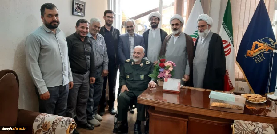 دیدار و تقدیر از سردار هاشمی فرمانده بسیج کارکنان  2
