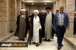 دیدار دانشجو معلمان مرکز شهید مدنی(پردیس شهید سلیمانی) با ایت الله سبحانی 2