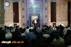 دیدار دانشجو معلمان مرکز شهید مدنی(پردیس شهید سلیمانی) با ایت الله سبحانی 3