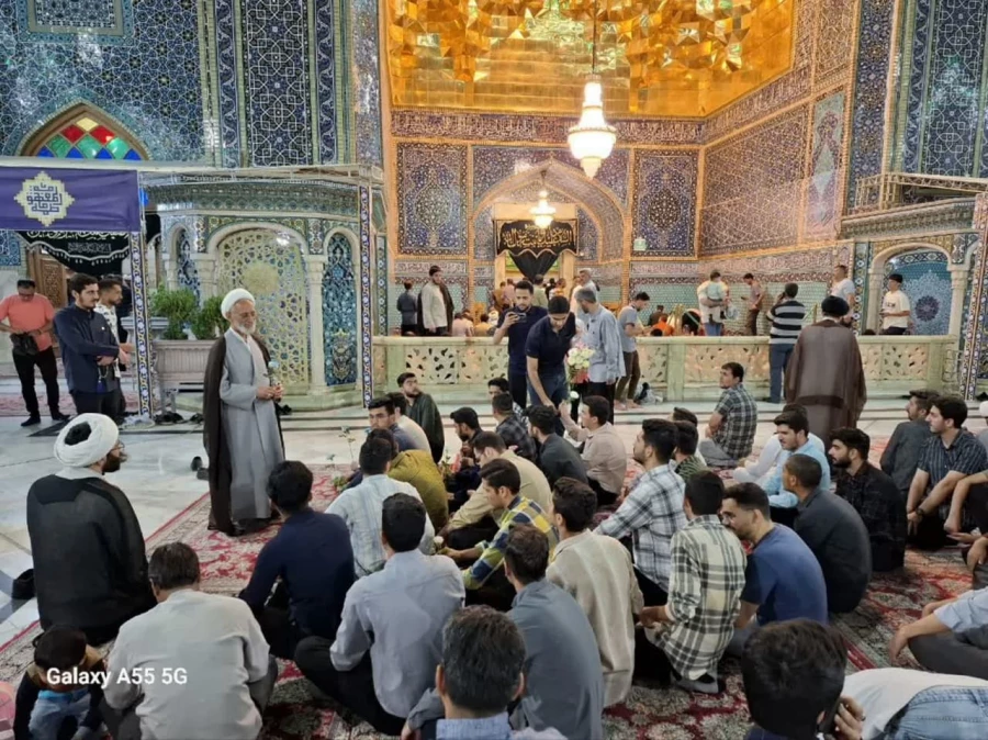 برگزاری مراسم دهه کرامت با زیارت حرم مطهر حرم حضرت معصومه(سلام الله علیها) 3