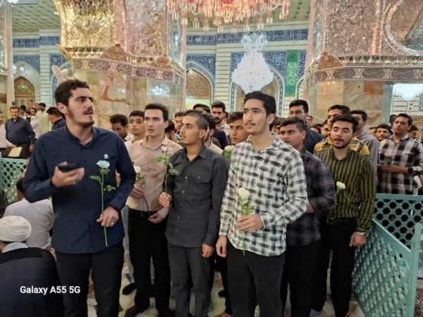 برگزاری مراسم دهه کرامت با زیارت حرم مطهر حرم حضرت معصومه(سلام الله علیها) 6