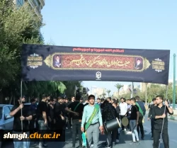 حرکت دسته عزاداری دانشگاه فرهنگیان استان فم در سالروز وفات حضرت معصومه سلام اللهعلیها 2