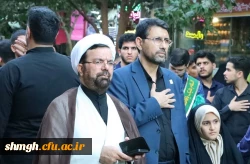 حرکت دسته عزاداری دانشگاه فرهنگیان استان فم در سالروز وفات حضرت معصومه سلام اللهعلیها 5