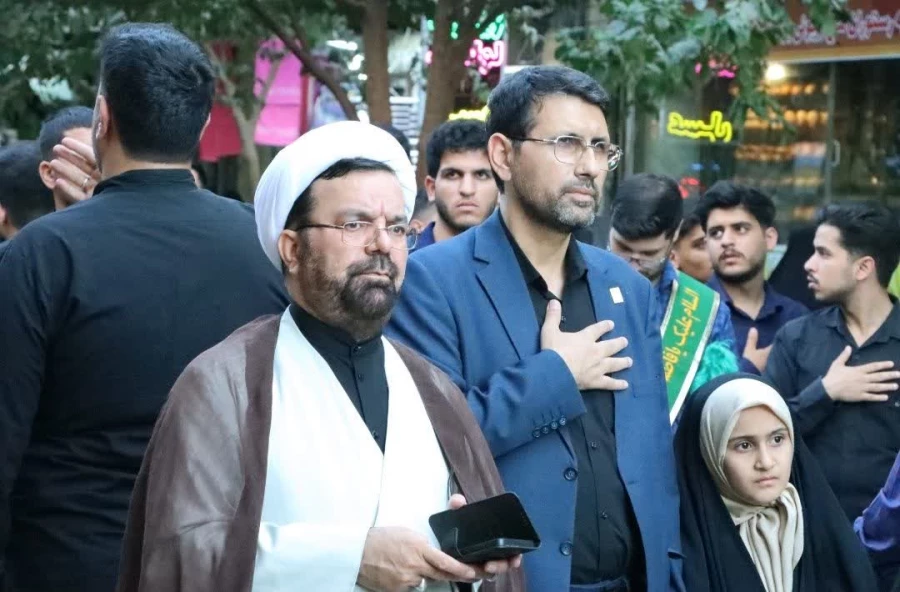 حرکت دسته عزاداری دانشگاه فرهنگیان استان فم در سالروز وفات حضرت معصومه سلام اللهعلیها 5